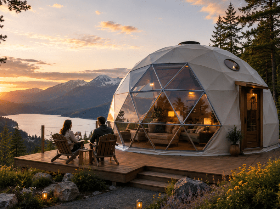 Geodesic domes