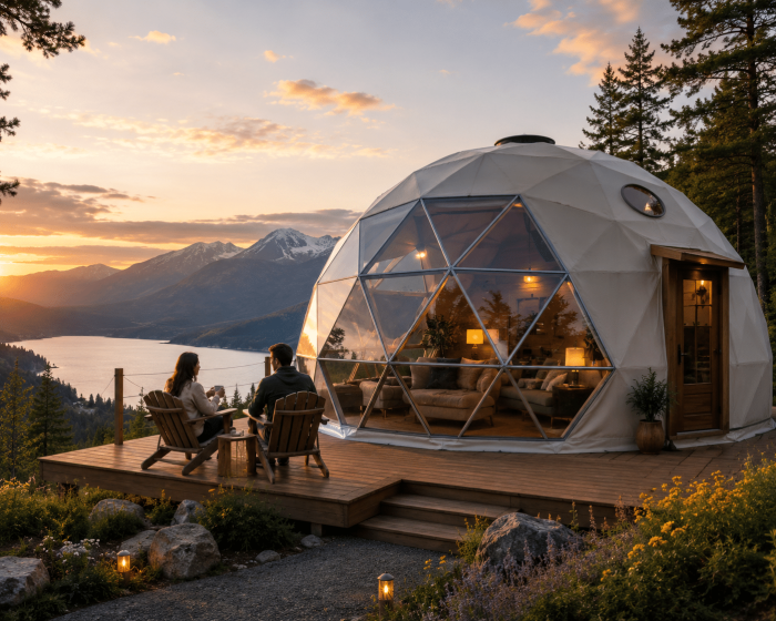 Geodesic domes