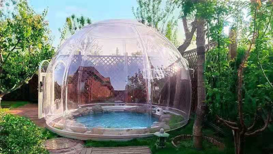 Swimming pool domes SPC series and Hot tub HTPC series