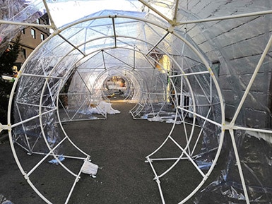 Dome Tent Tunnel