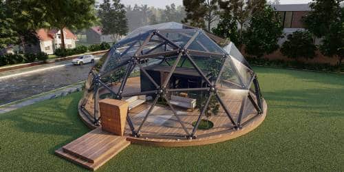 Casa en una cúpula