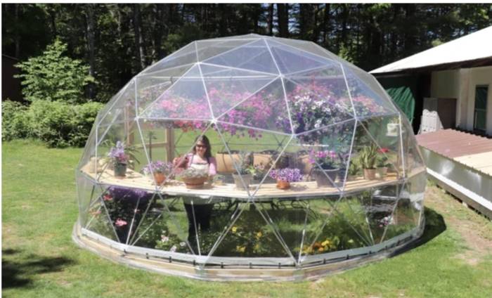 dome greenhouses
