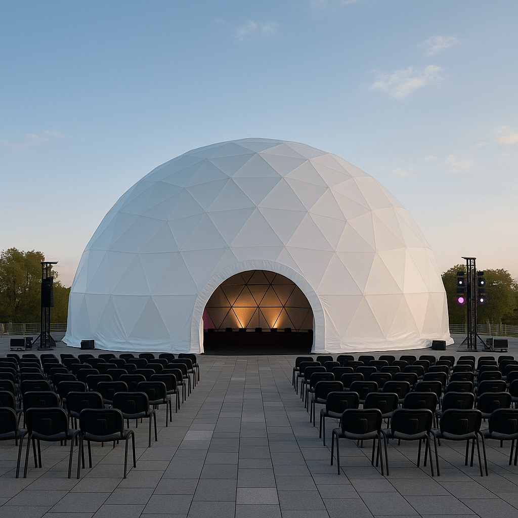 exhibition domes by Domespaces