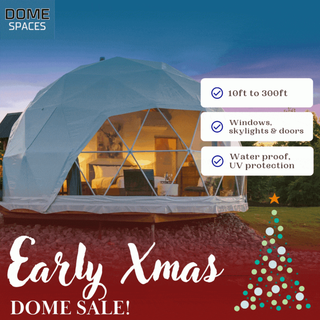 Your Dome’s Christmas Gift Is Here: $1,000 in Free Accessories This December 2 $1,000 in Free Accessories This December