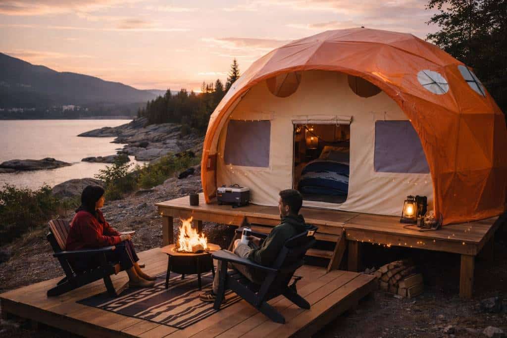 Geodesic Domes: The #1 Choice in the USA 2 geodesic Dome for glamping