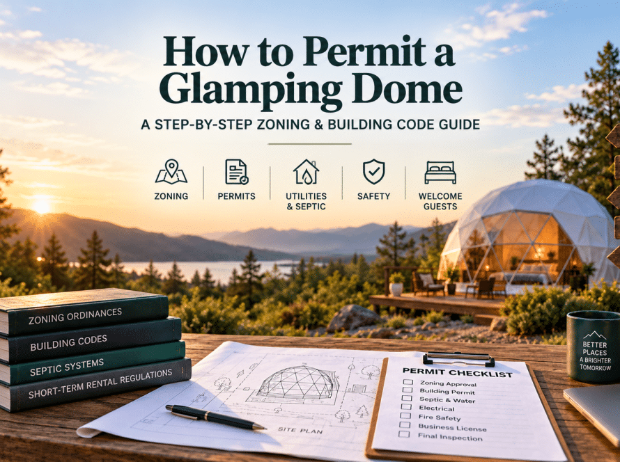 Glamping domes permits