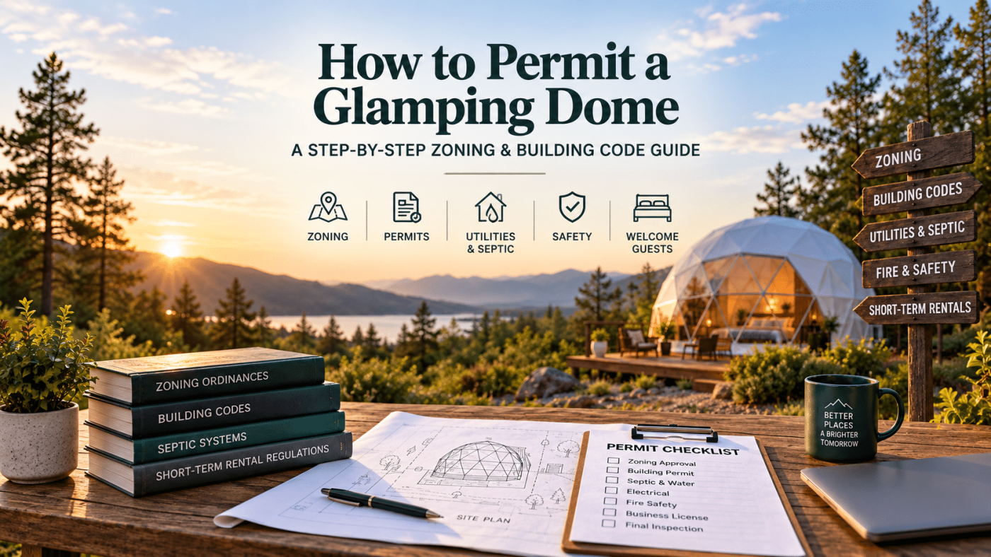Glamping domes permits