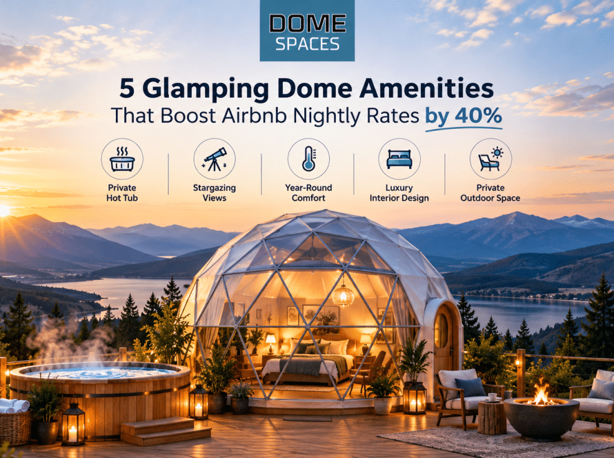 5 Glamping Dome amenities