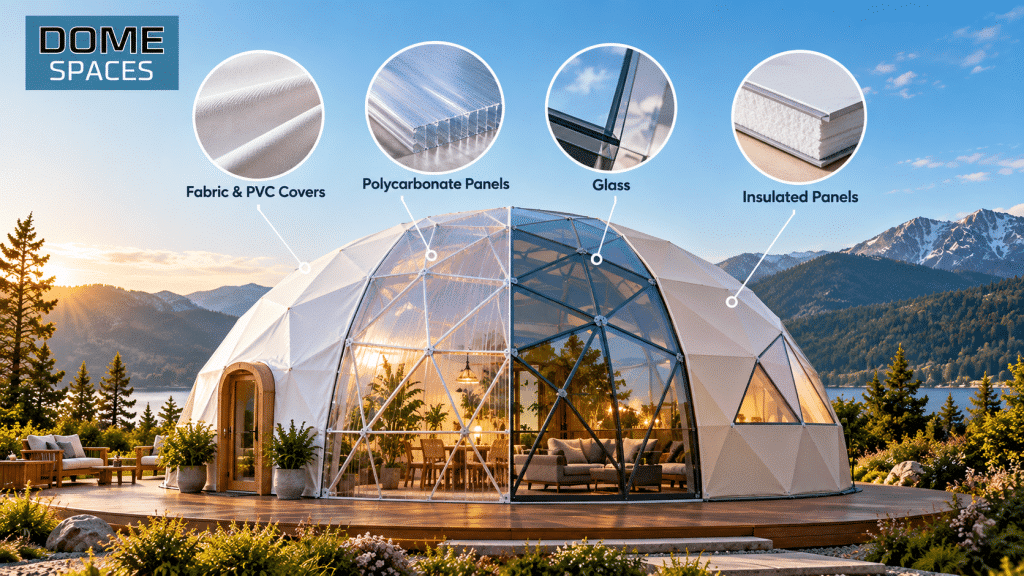 Geodesic Dome Kits: What to Know Before Buying 3 Geodesic dome kits : Panel options