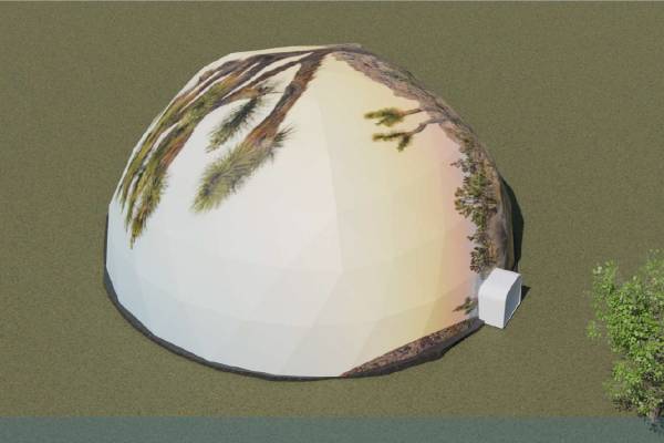 Desert printed domes