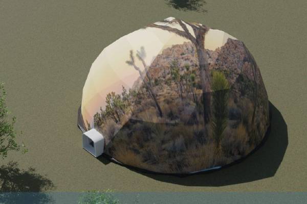 Desert printed domes