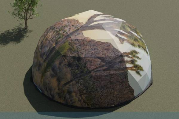 Desert printed domes