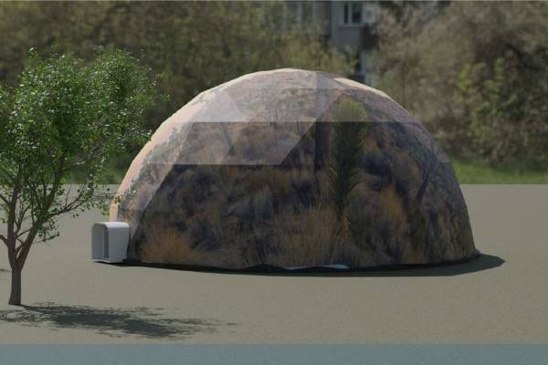 Desert printed domes