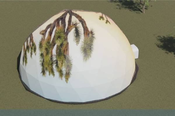 Desert printed domes