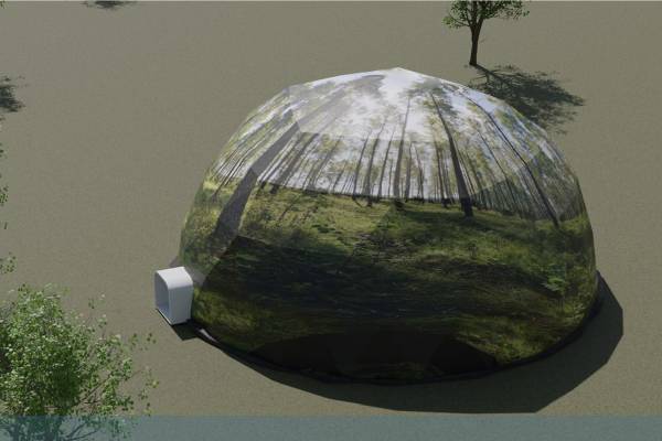 Forest printed domes