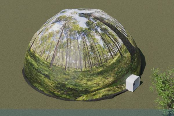 Forest printed domes