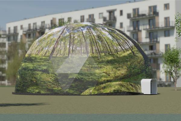 Forest printed domes