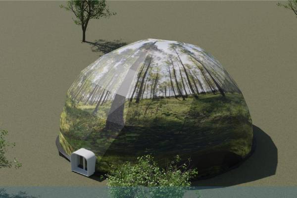 Forest printed domes