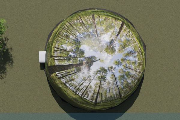 Forest printed domes